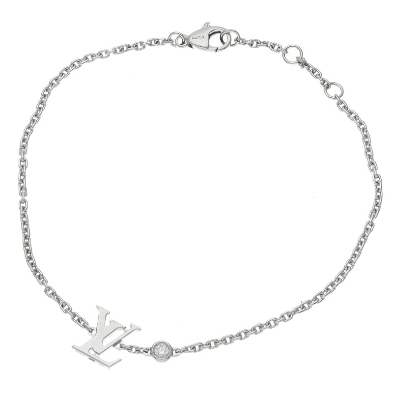 Louis Vuitton Idyle Blossom LV Bracelet 18k White Gold