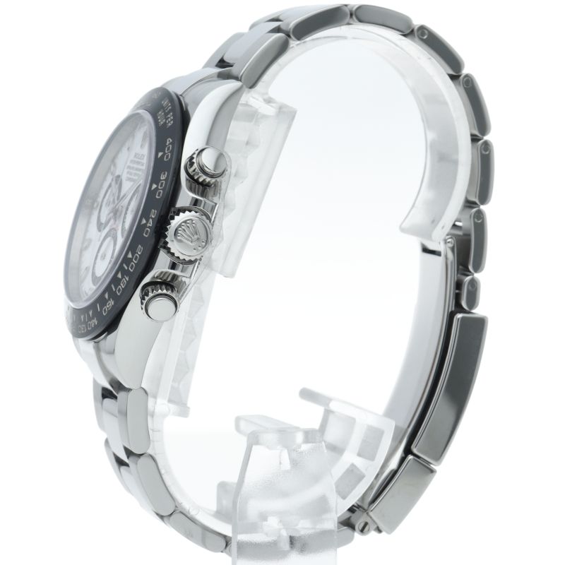Rolex Cosmograph Daytona Watch Box SS Ceramic White Polished — view 3