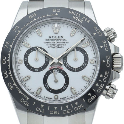 Rolex Cosmograph Daytona Watch Box SS Ceramic White Polished