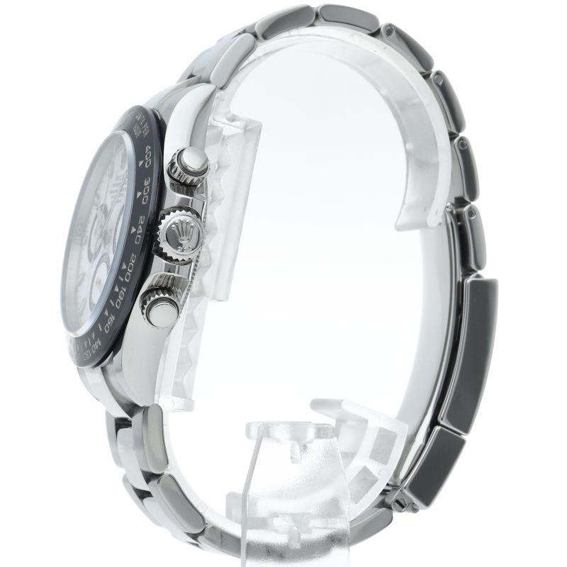 Rolex Cosmograph Daytona Watch Box SS Ceramic White Polished — view 3