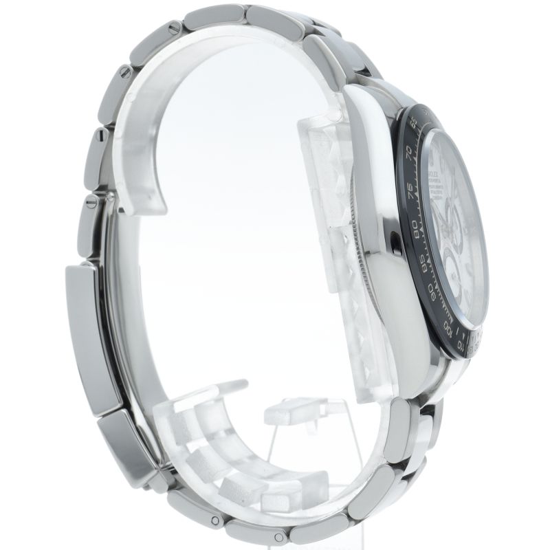 Rolex Cosmograph Daytona Watch Box SS Ceramic White Polished — view 4