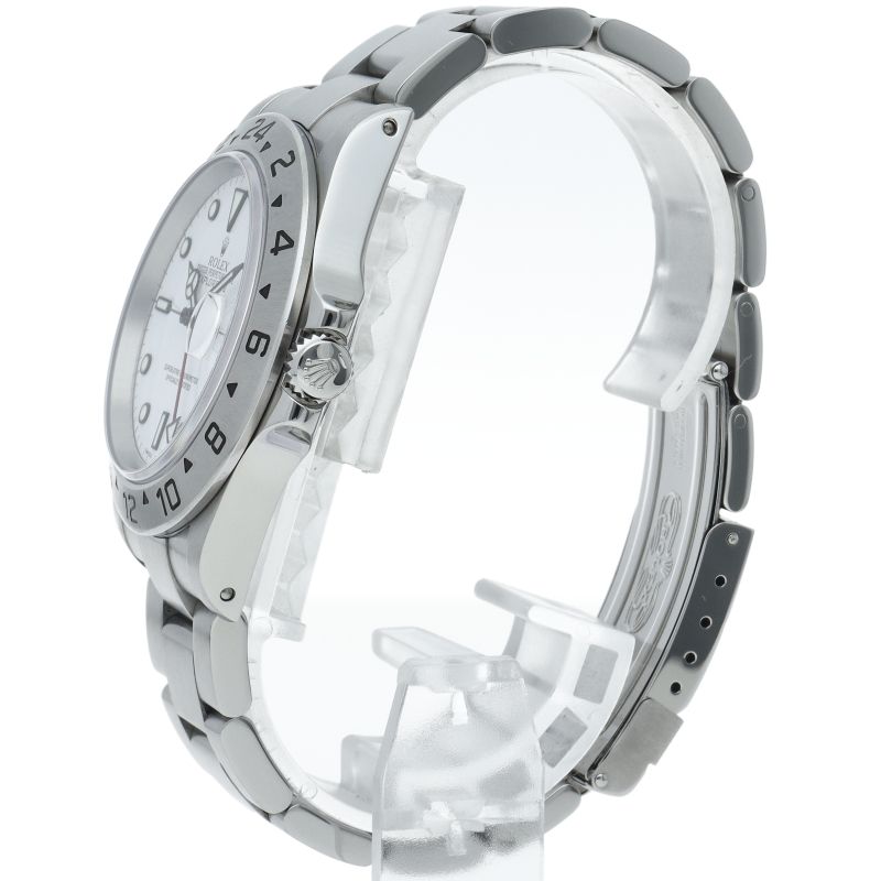 Rolex International Service SS Watch White Polished — view 3