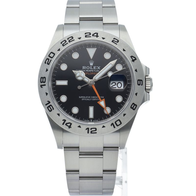 Rolex Watch Box SS Black Polished — view 2