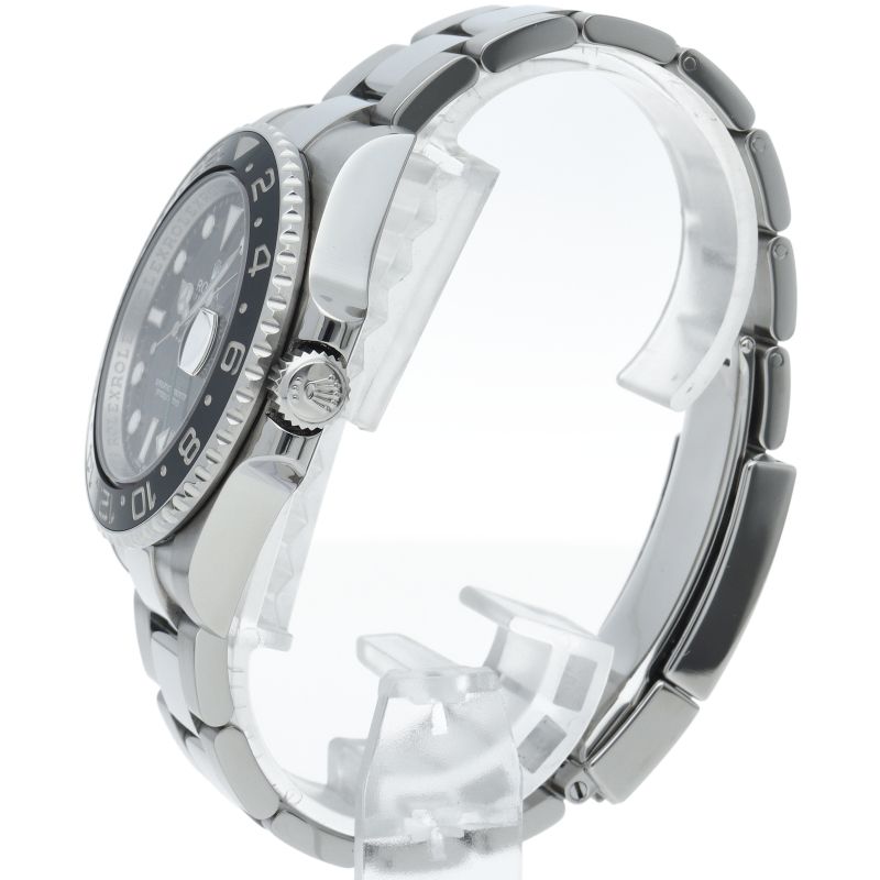 Rolex GMT Master 2 Watch Box SS Black Polished — view 3