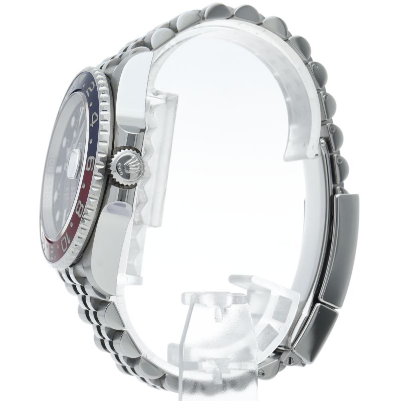 Rolex GMT Master 2 Watch Box SS Black Polished — view 3