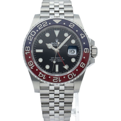 Rolex GMT Master 2 Watch Box SS Black Polished — view 2