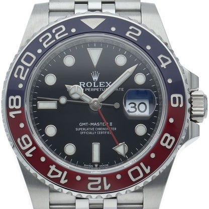 Rolex GMT Master 2 Watch Box SS Black Polished