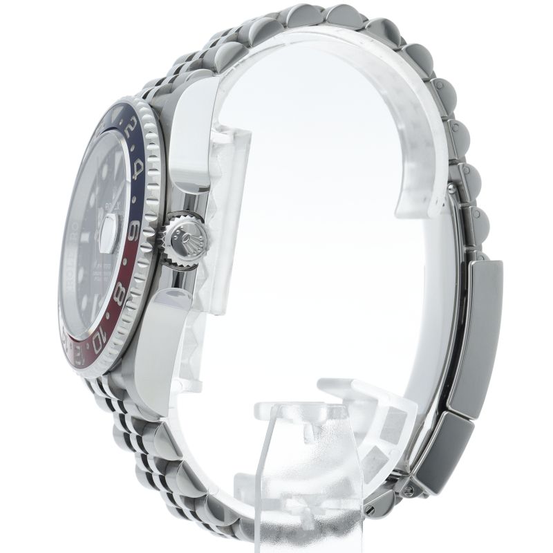 Rolex GMT Master 2 Watch Box SS Black Polished — view 3
