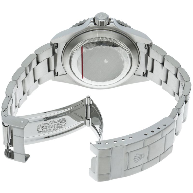 Rolex Submariner Date Green Roulette SS Watch Black Polished — view 5