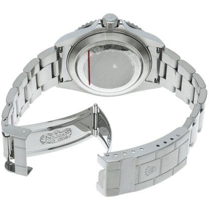Rolex Submariner Date Green Roulette SS Watch Black Polished — view 5