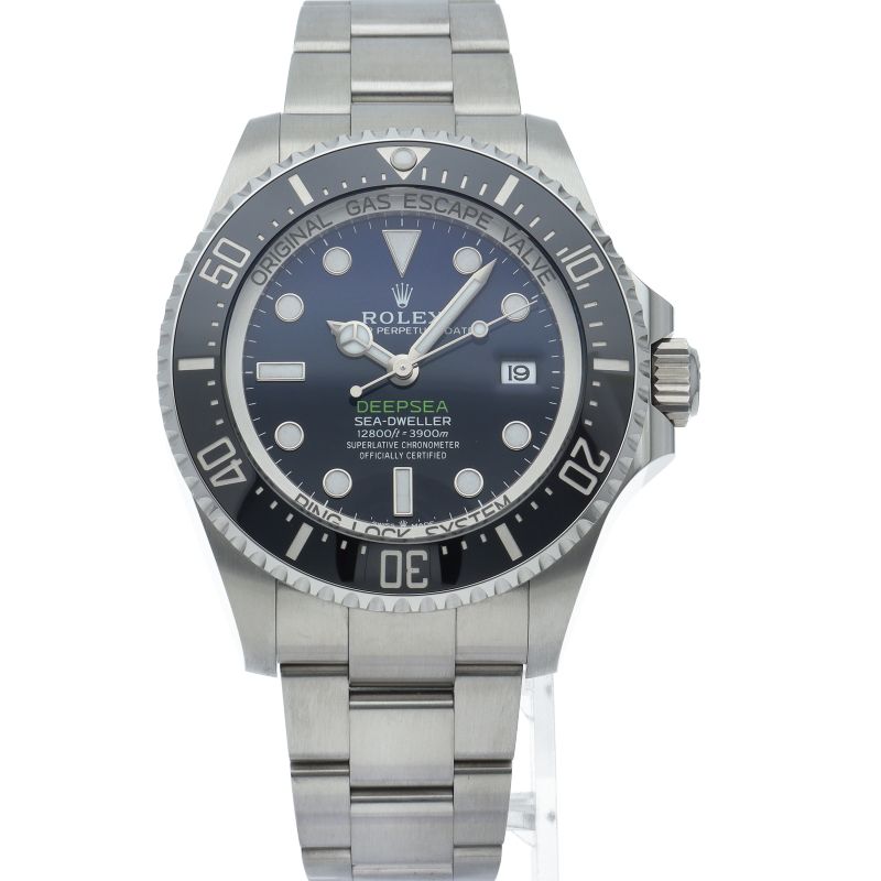 Rolex Sea Dweller Deep Sea Watch Blue Box SS Polished — view 2