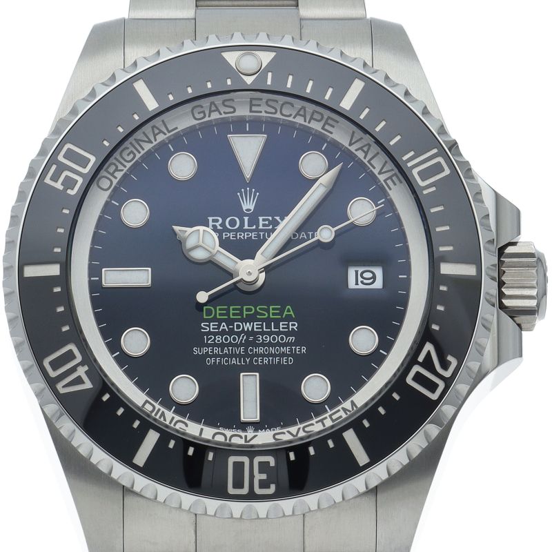 Rolex Sea Dweller Deep Sea Watch Blue Box SS Polished