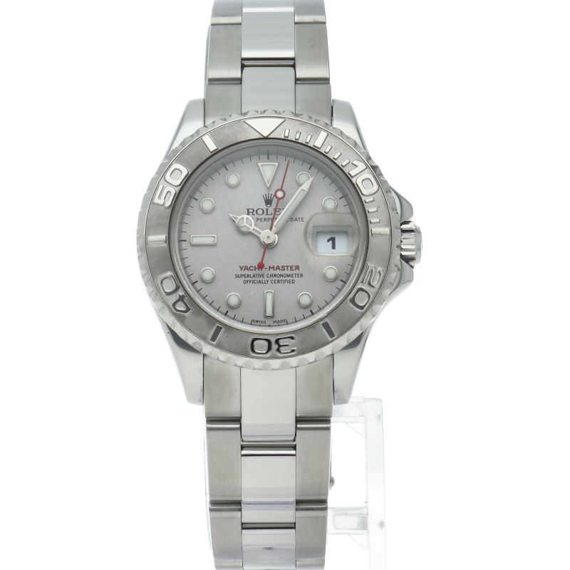 Rolex Yachtmaster Star Watch Rolesium Box PT SS Silver Finish — view 2