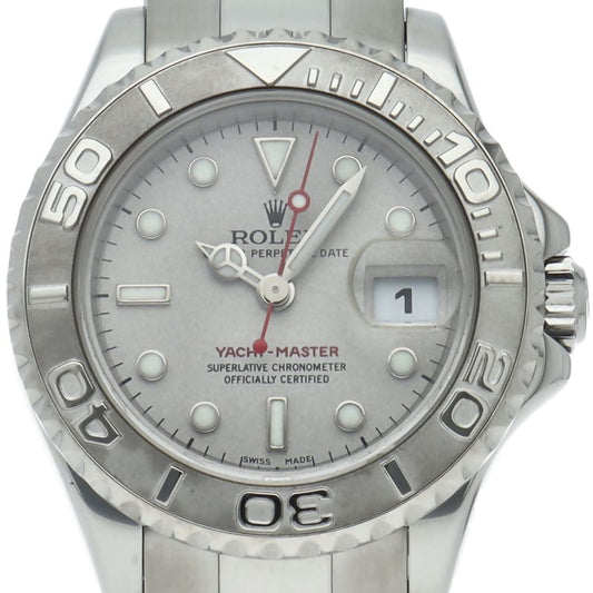 Rolex Yachtmaster Star Watch Rolesium Box PT SS Silver Finish