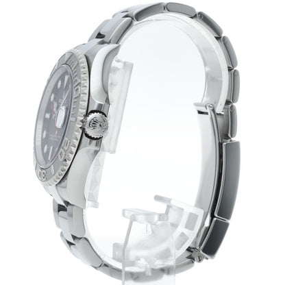 Rolex Yottomar Star 40 Watch Blue Box PT SS Polished — view 3