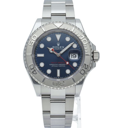 Rolex Yottomar Star 40 Watch Blue Box PT SS Polished — view 2