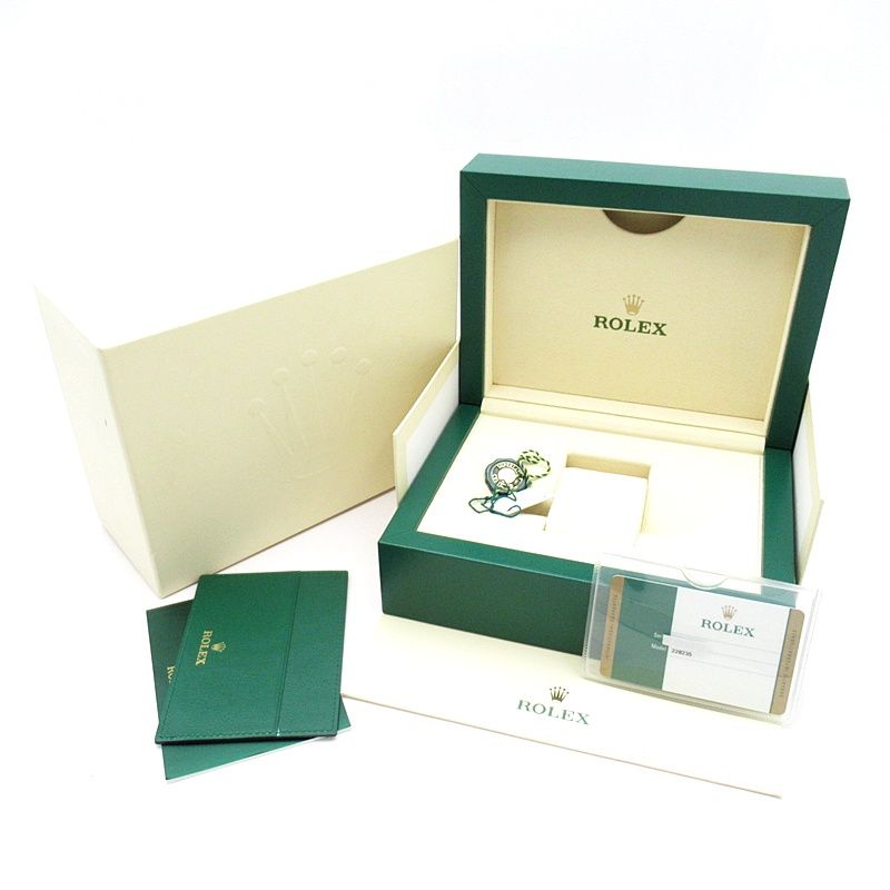 Rolex Day Date 40 Watch Olive Green Box 18k Pink Gold Polished — view 6