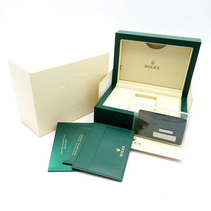 Rolex Datejust 41 Watch Oyster Box 18k Yellow Gold SS Black Polished — view 6