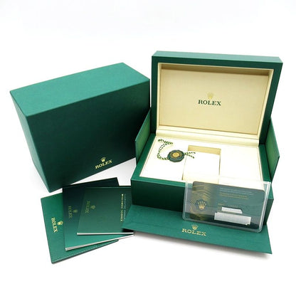 Rolex Datejust 41 Watch Jubilee Calf Troman Wimbledon Box 18k Yellow Gold — view 6