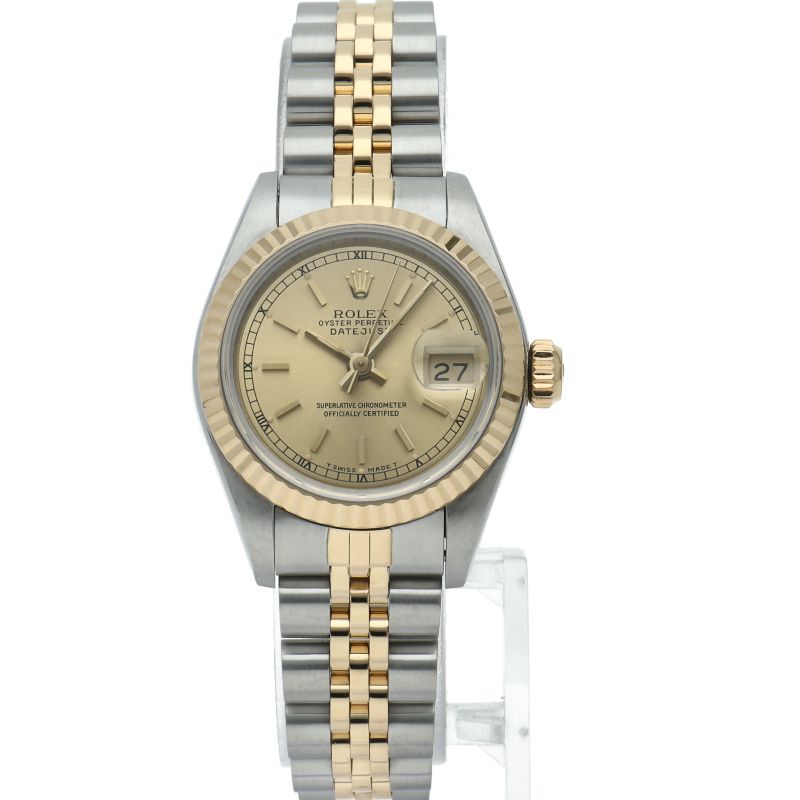 Rolex Datejust Watch 18k Yellow Gold SS Chien Pankara OH Specification — view 2