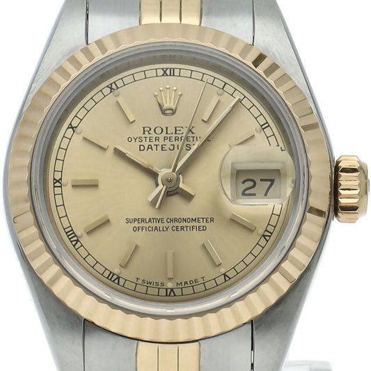 Rolex Datejust Watch 18k Yellow Gold SS Chien Pankara OH Specification