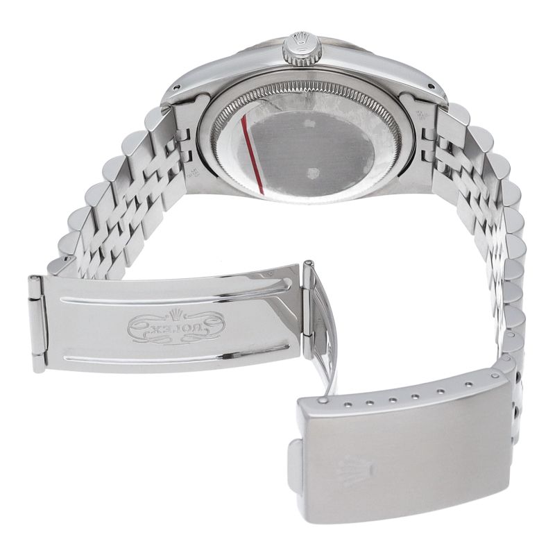 Rolex Datejust Watch 18k White Gold SS Black Polished — view 5