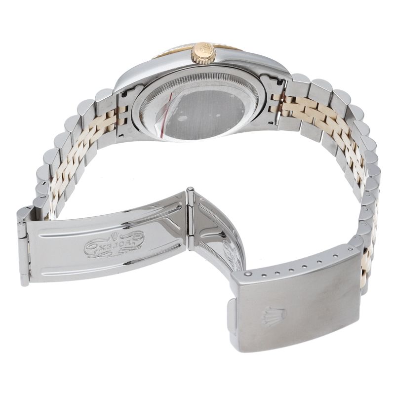 Rolex Datejust Watch Box 18k Yellow Gold SS Chien Pankara Polished — view 5