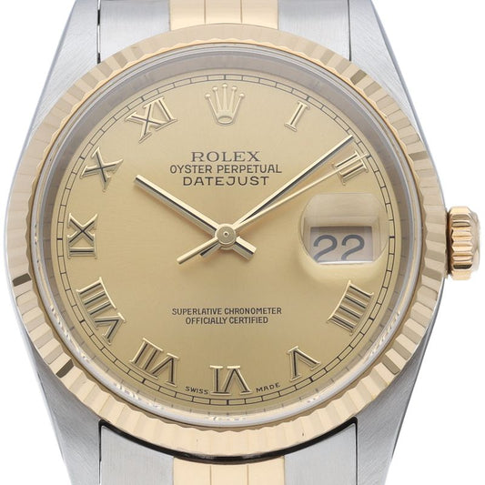 Rolex Datejust Watch Box 18k Yellow Gold SS Chien Pankara Polished