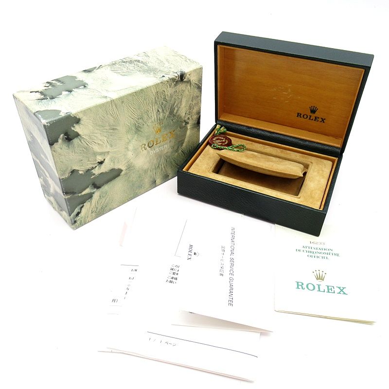 Rolex Datejust Watch Box International Service 18k Yellow Gold SS Champagne — view 6