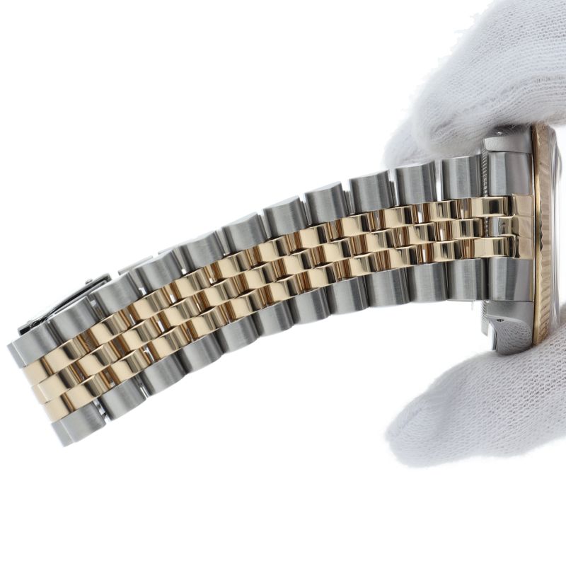 Rolex Datejust Watch Box International Service 18k Yellow Gold SS Champagne — view 7