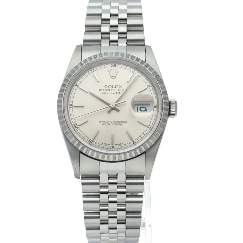 Rolex Datejust Watch Box SS Silver Polished — view 2