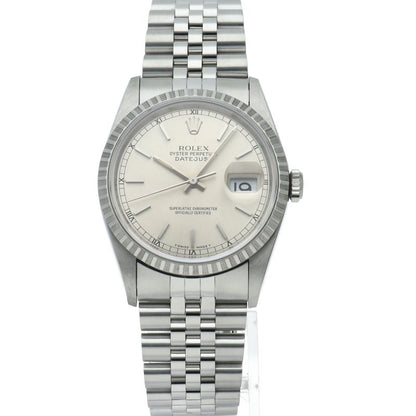Rolex Datejust Watch Box SS Silver Polished — view 2