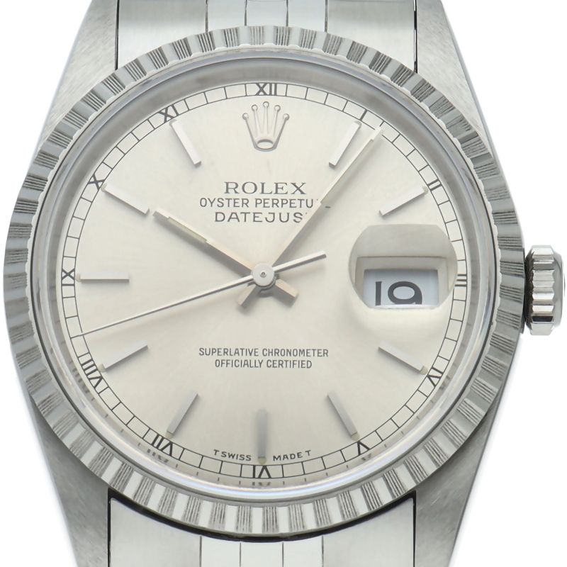 Rolex Datejust Watch Box SS Silver Polished