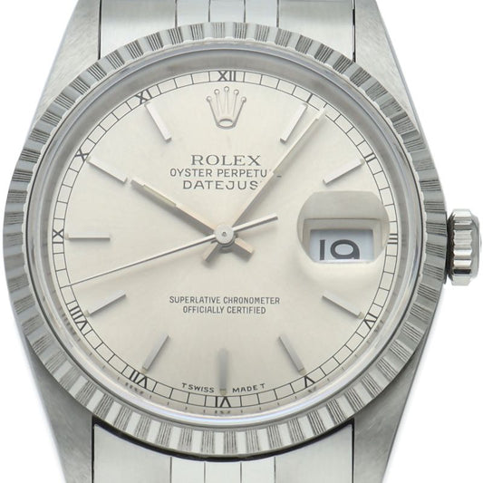Rolex Datejust Watch Box SS Silver Polished