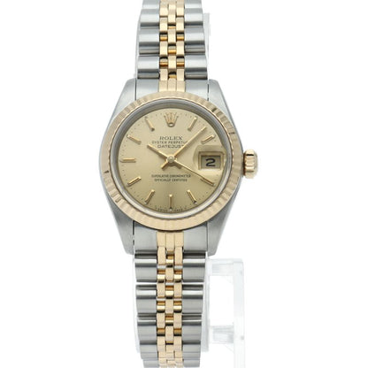 Rolex Datejust Watch 18k Yellow Gold SS Chien Pankara Polished 19 — view 2