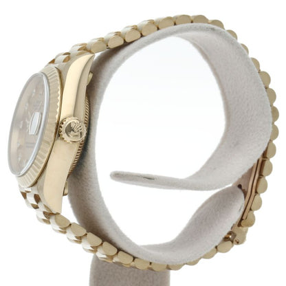 Rolex Datejust Watch Diamond 18k Yellow Gold Chien Pankara Oh — view 3