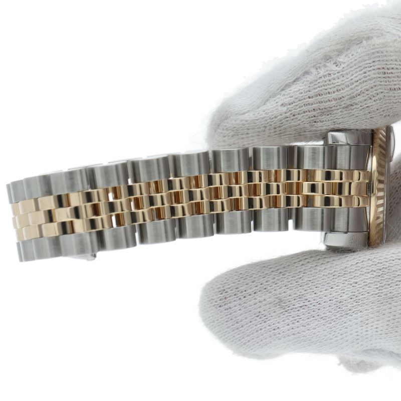 Rolex Datejust 26 Watch Jubilee 18k Yellow Gold SS Silver Finish — view 6