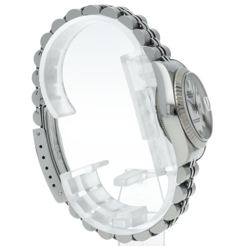 Rolex Datejust Watch Box 18k White Gold SS Polished — view 4