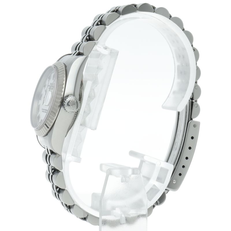 Rolex Datejust Watch Box 18k White Gold SS Polished — view 3