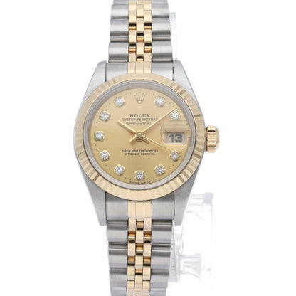 Rolex Datejust Watch Diamond 18k Yellow Gold SS Chien Pankara — view 2
