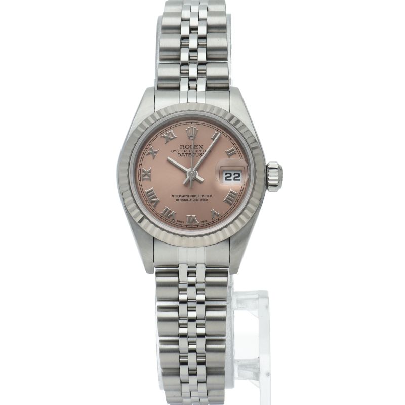 Rolex Datejust Watch Box 18k White Gold SS Pink Polished 20 — view 2