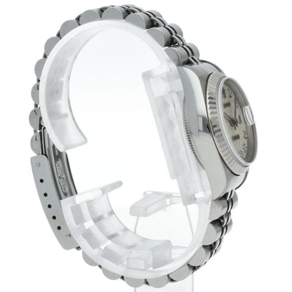 Rolex Datejust Watch Diamond Computer Dial 18k White Gold SS — view 4