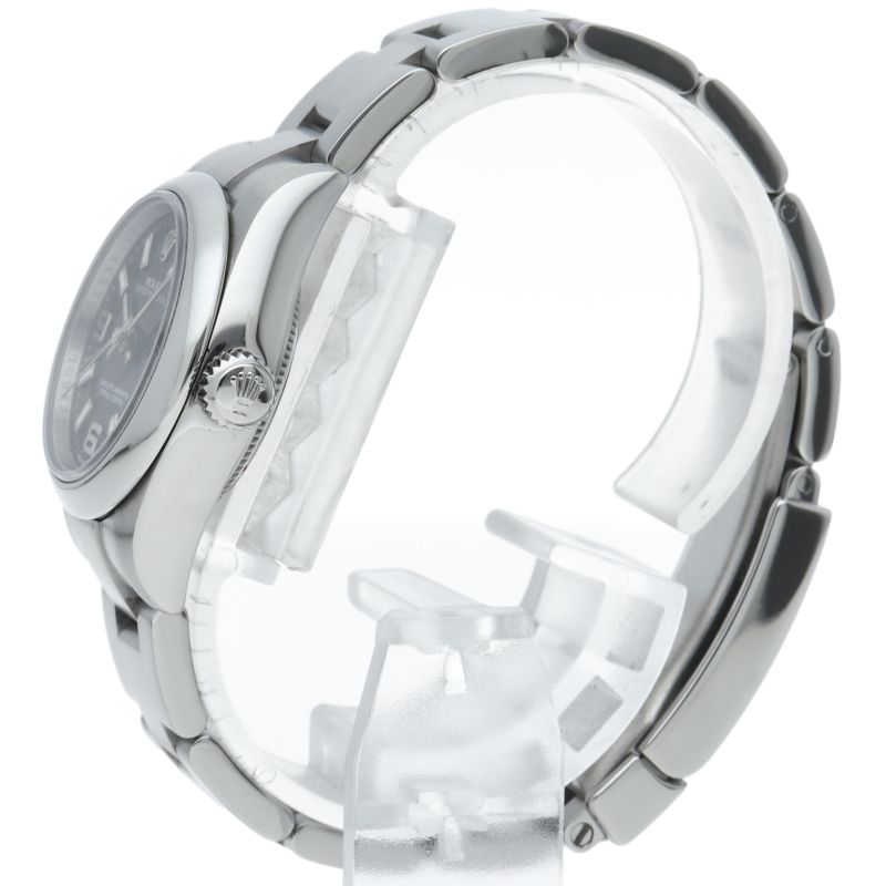 Rolex Oyster Perpetual 26 Watch SS Black Polished — view 3