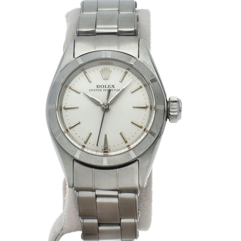 Rolex Oyster Perpetual Antique SS Watch Silver — view 2