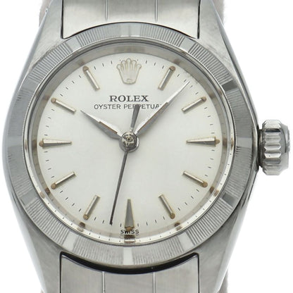 Rolex Oyster Perpetual Antique SS Watch Silver