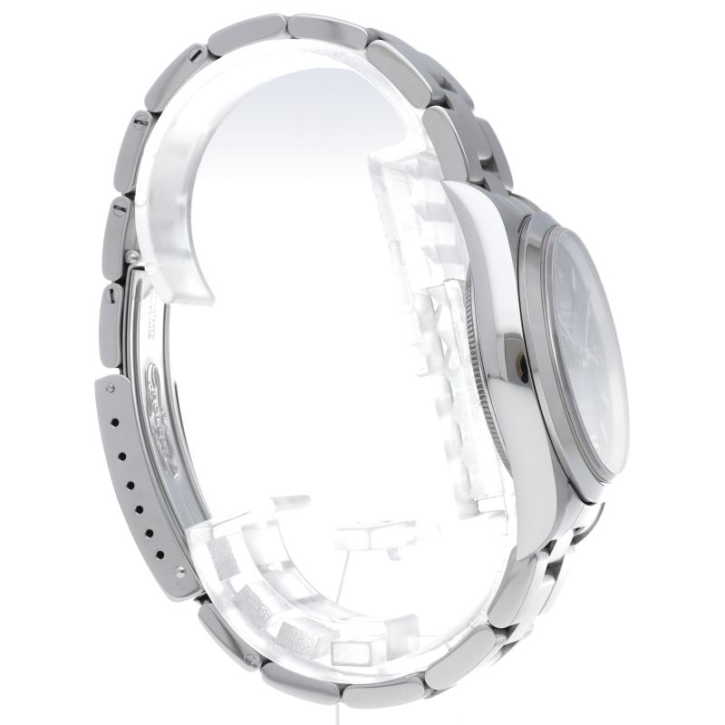 Rolex Air King Box SS Watch Blue Polished — view 4