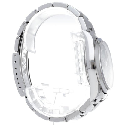 Rolex Air King SS Watch Black Polished — view 4