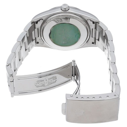 Rolex Air King SS Watch Black Polished — view 5