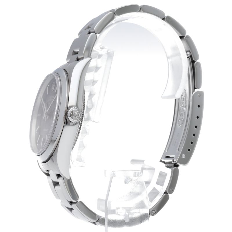 Rolex Air King Box SS Watch Black Polished — view 3