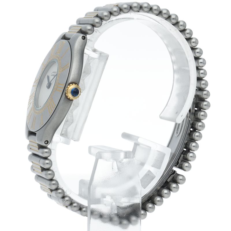 Cartier Must 21 LM Watch SS Beige Polished — view 3
